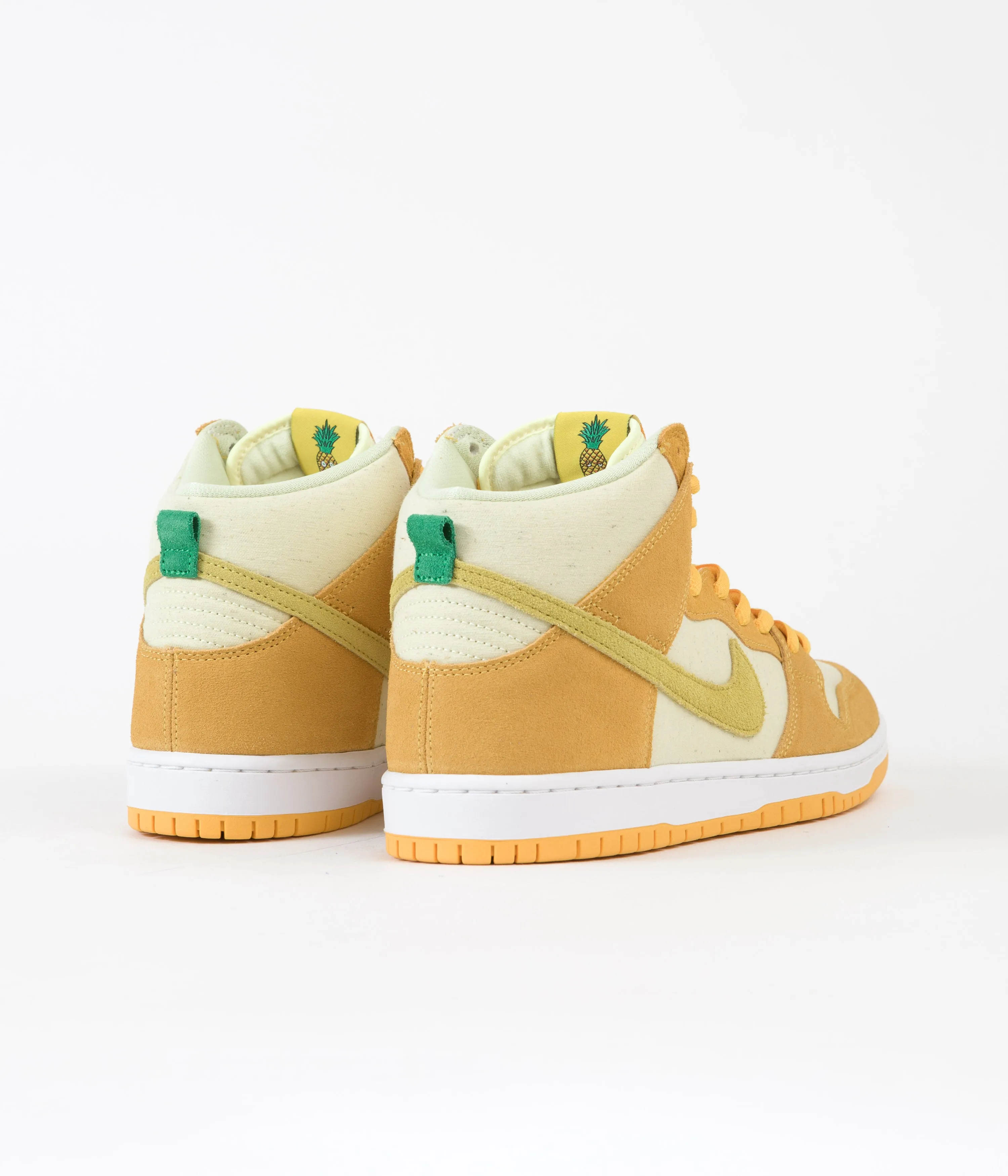 Nike SB Dunk High Pro Pineapple Shoes - University Gold / Vivid Sulfur - Citron Tint