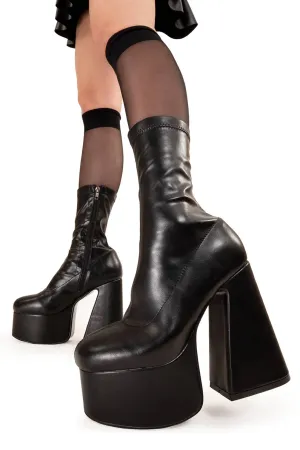 Over It Platform Ankle Boots