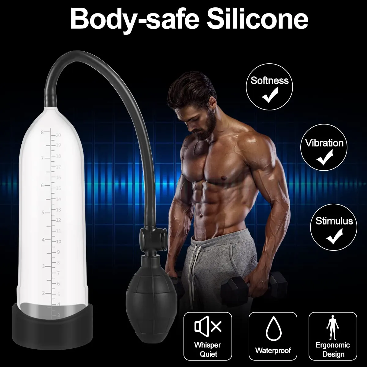 Penis Vaccum Pump for Men Erection