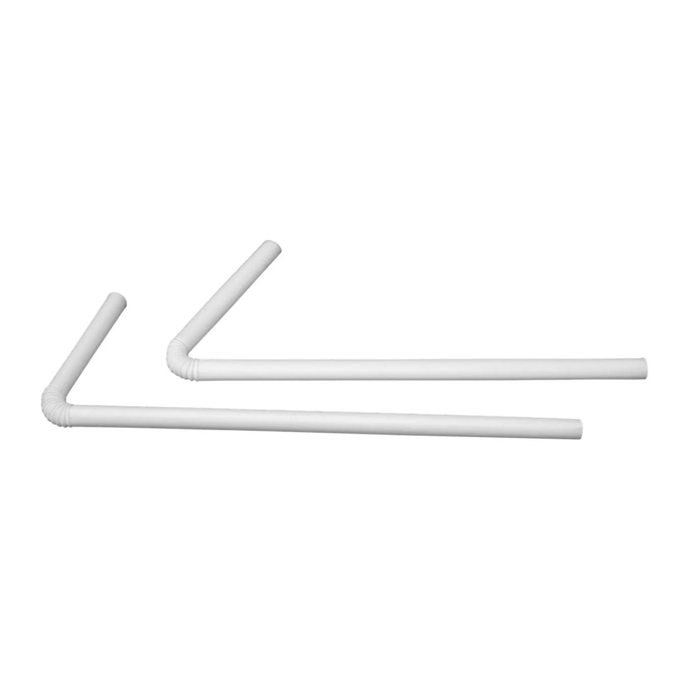 Plastic Flexible Straw 8 Inch x 250