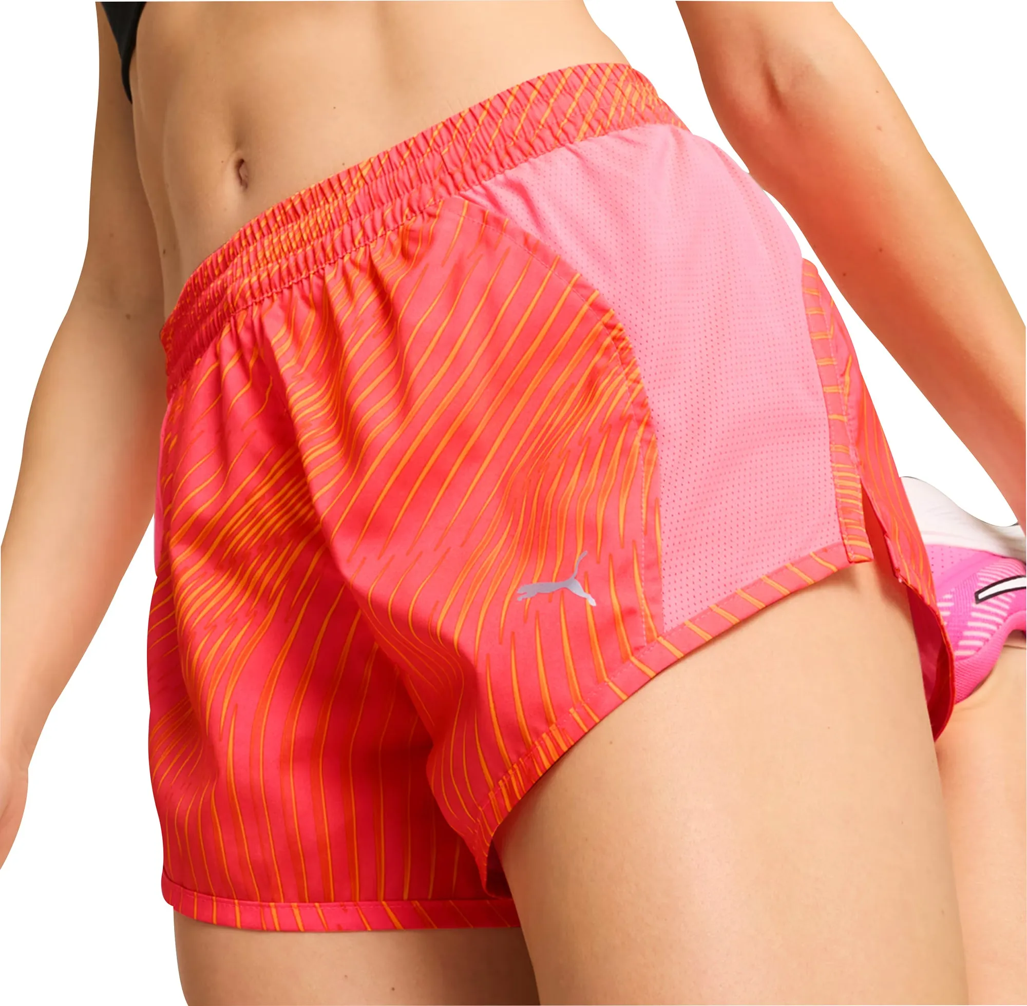 Puma Favourite Velocity 3 Inch Womens Running Shorts - Pink