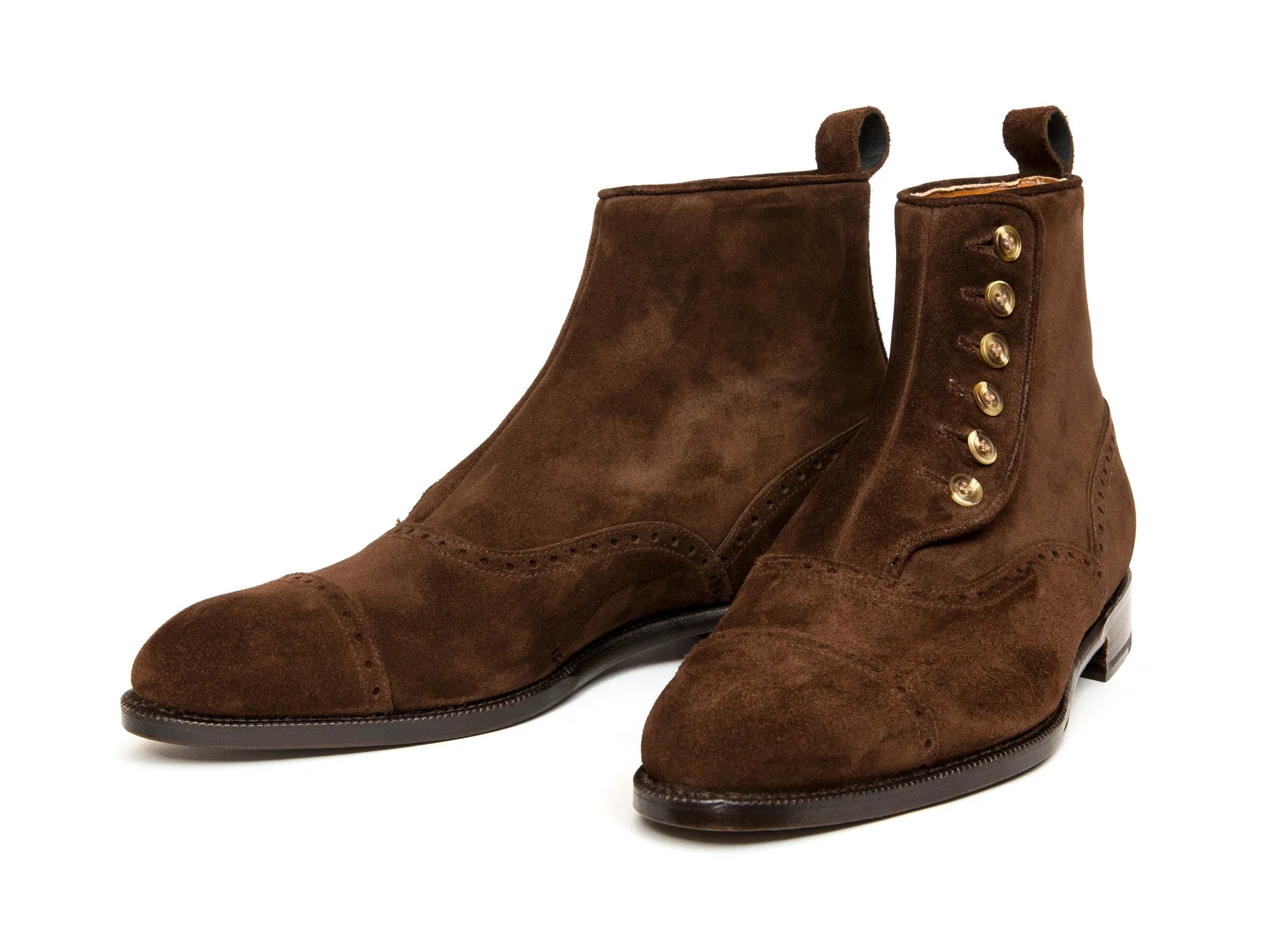 Puyallup - MTO - Dark Brown Suede - NGT Last - Single Leather Sole