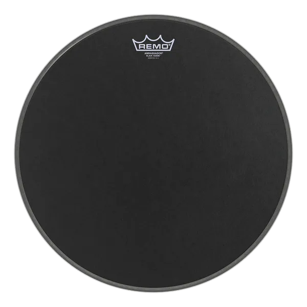 Remo 8" Ambassador Suede Black