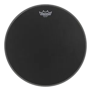 Remo 8" Ambassador Suede Black