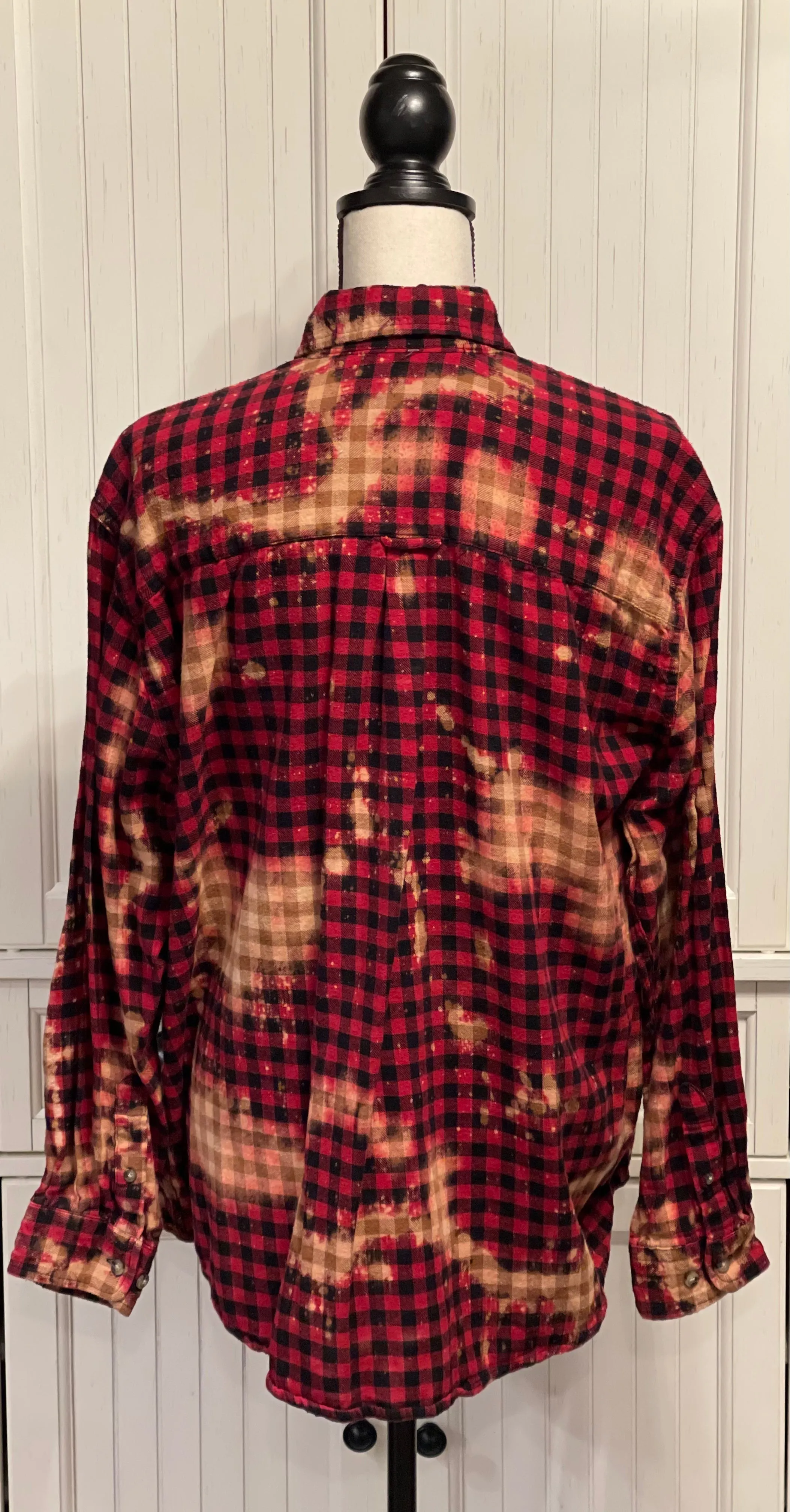 Rena Distressed Flannel ~ Unisex Size XL