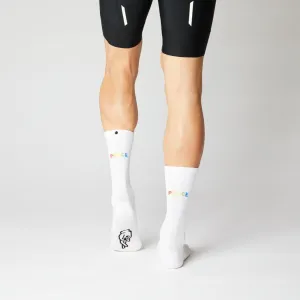 Rolling Harmony Socks - White