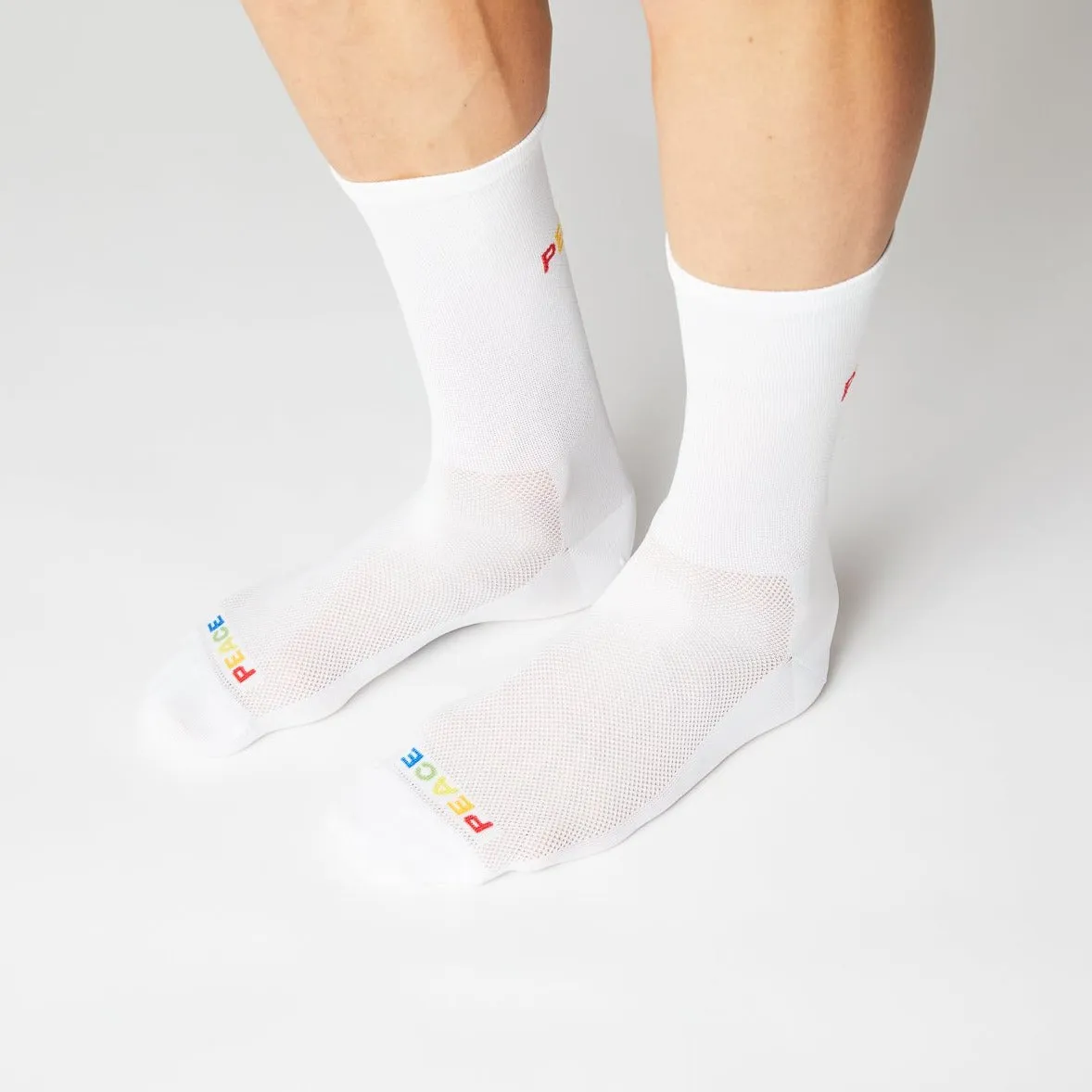 Rolling Harmony Socks - White