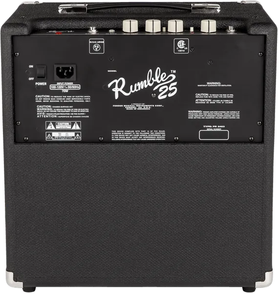 Rumble 25 (V3), 240V AUS, Black/Silver