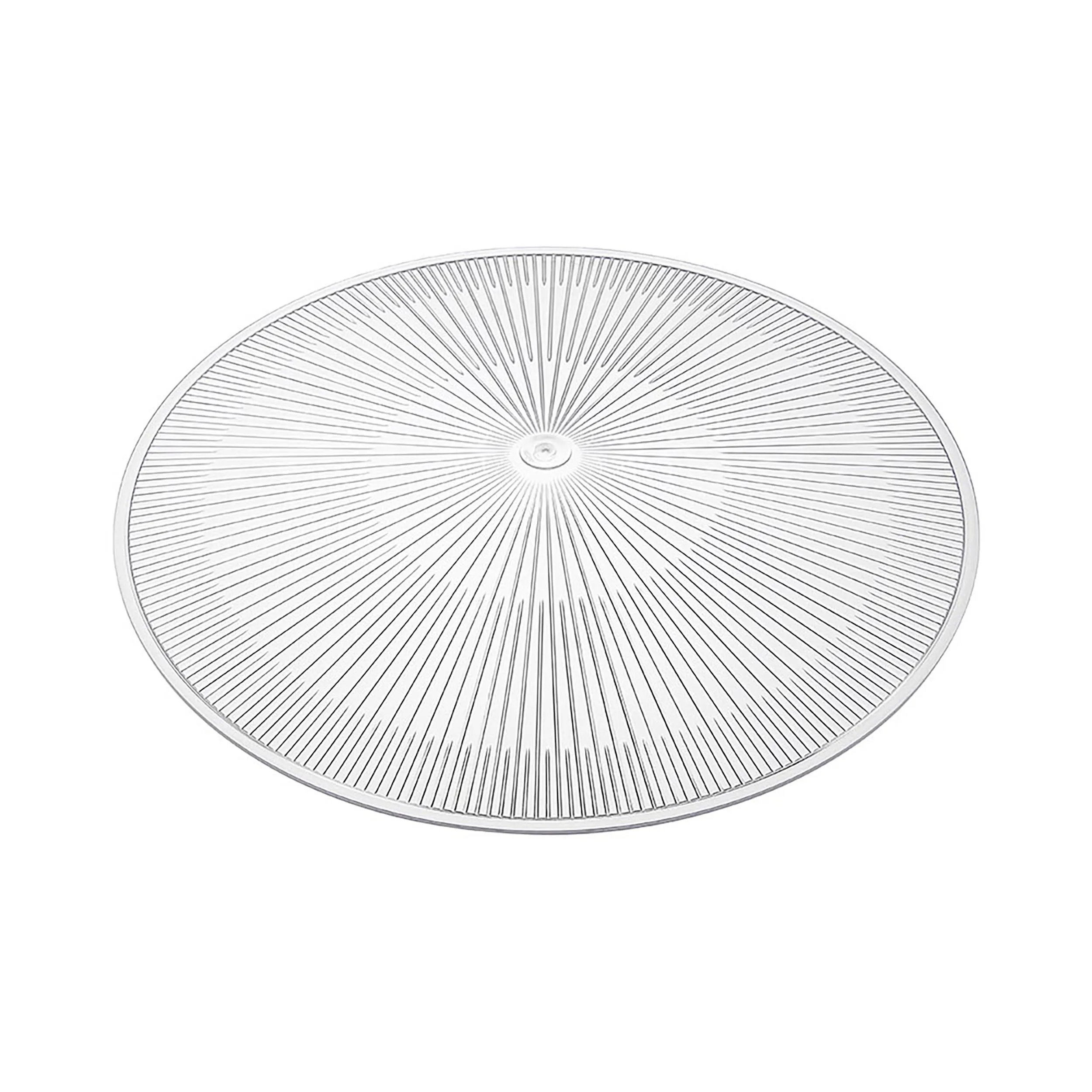 Saxby 106743 Helios Polycarbonate shade bottom cover Clear prismatic pc