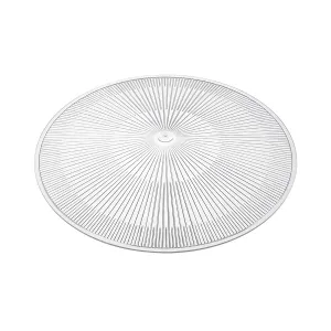 Saxby 106743 Helios Polycarbonate shade bottom cover Clear prismatic pc