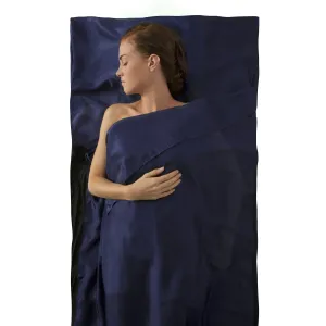 Sea To Summit 100% Premium Silk Travel Liner w/Pillow Insert - Navy Blue