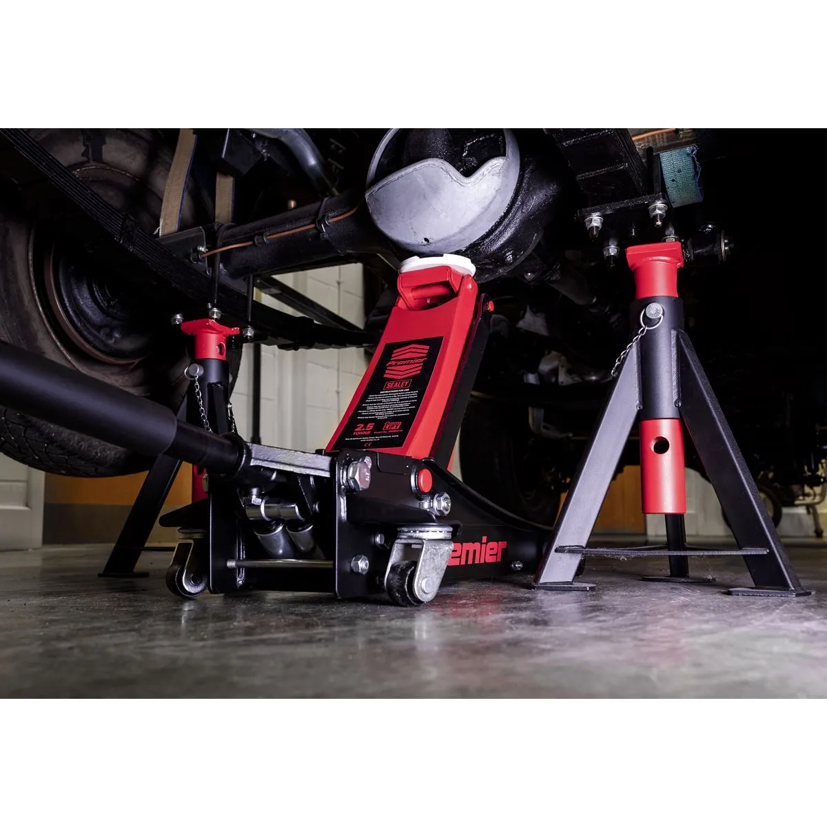Sealey Premier Premier Low Profile with Rocket Lift Trolley Jack 2.5 Tonne