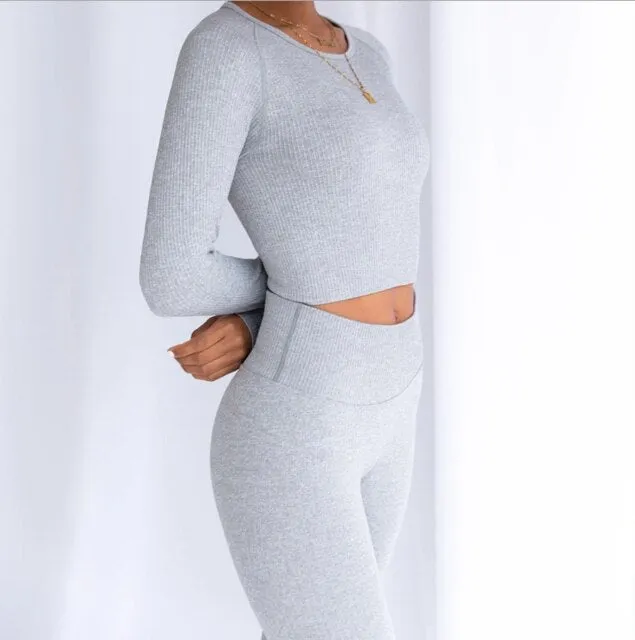 Seamless Woman Yoga Shirt Gym Workout Sport Running