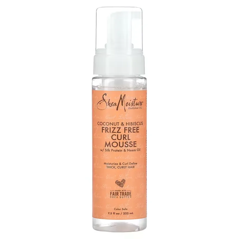 Shea Moisture Coconut & Hibiscus Frizz-Free Curl Mousse 7.5oz
