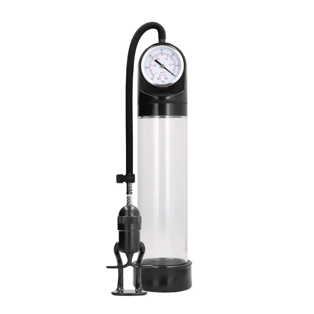 Shots Toys Deluxe Vacuum Penis Pump with Advanced Psi Gauge