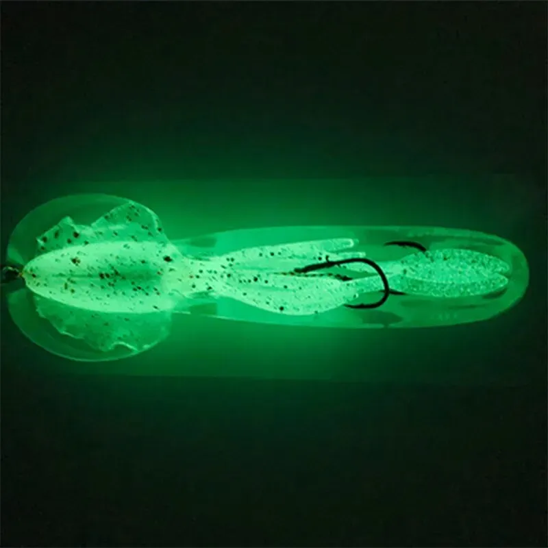 Soft Squid Fishing Trolling Lure 2g 7g 15g 20g 60g Luminous UV Squid Jig