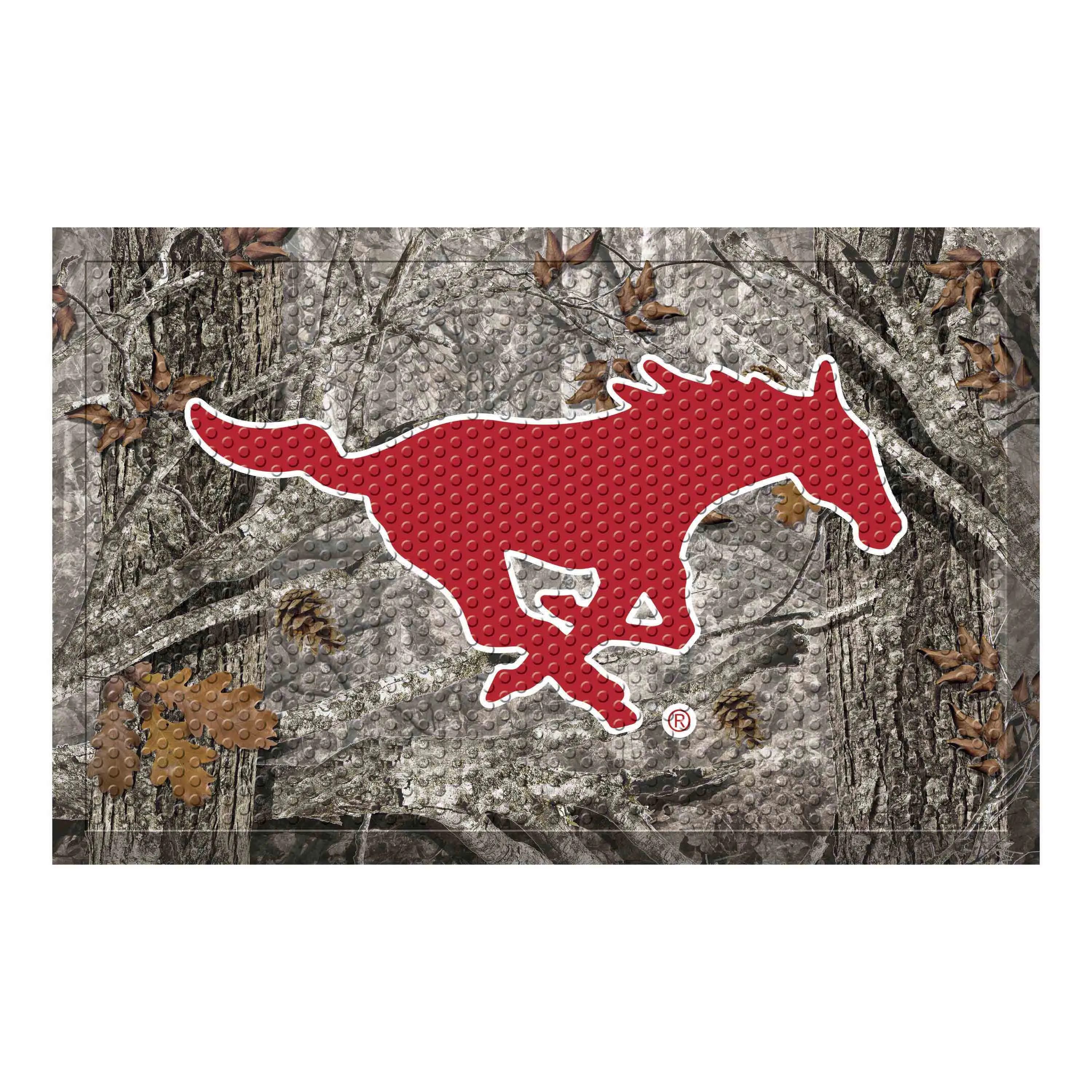 Southern Methodist University Camo Scraper Mat