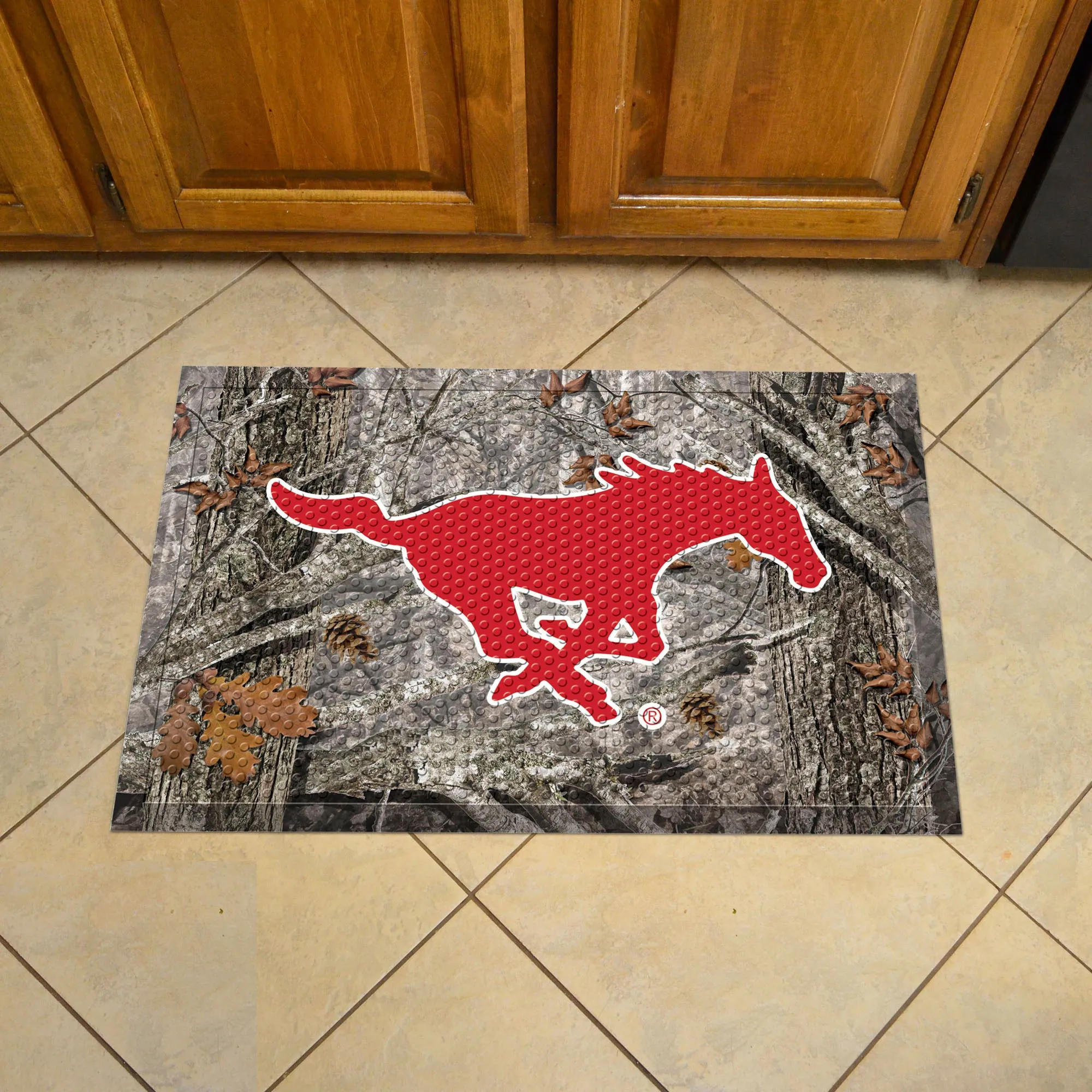 Southern Methodist University Camo Scraper Mat