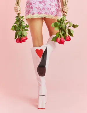 Sweet Talker Platform Knee High Boots