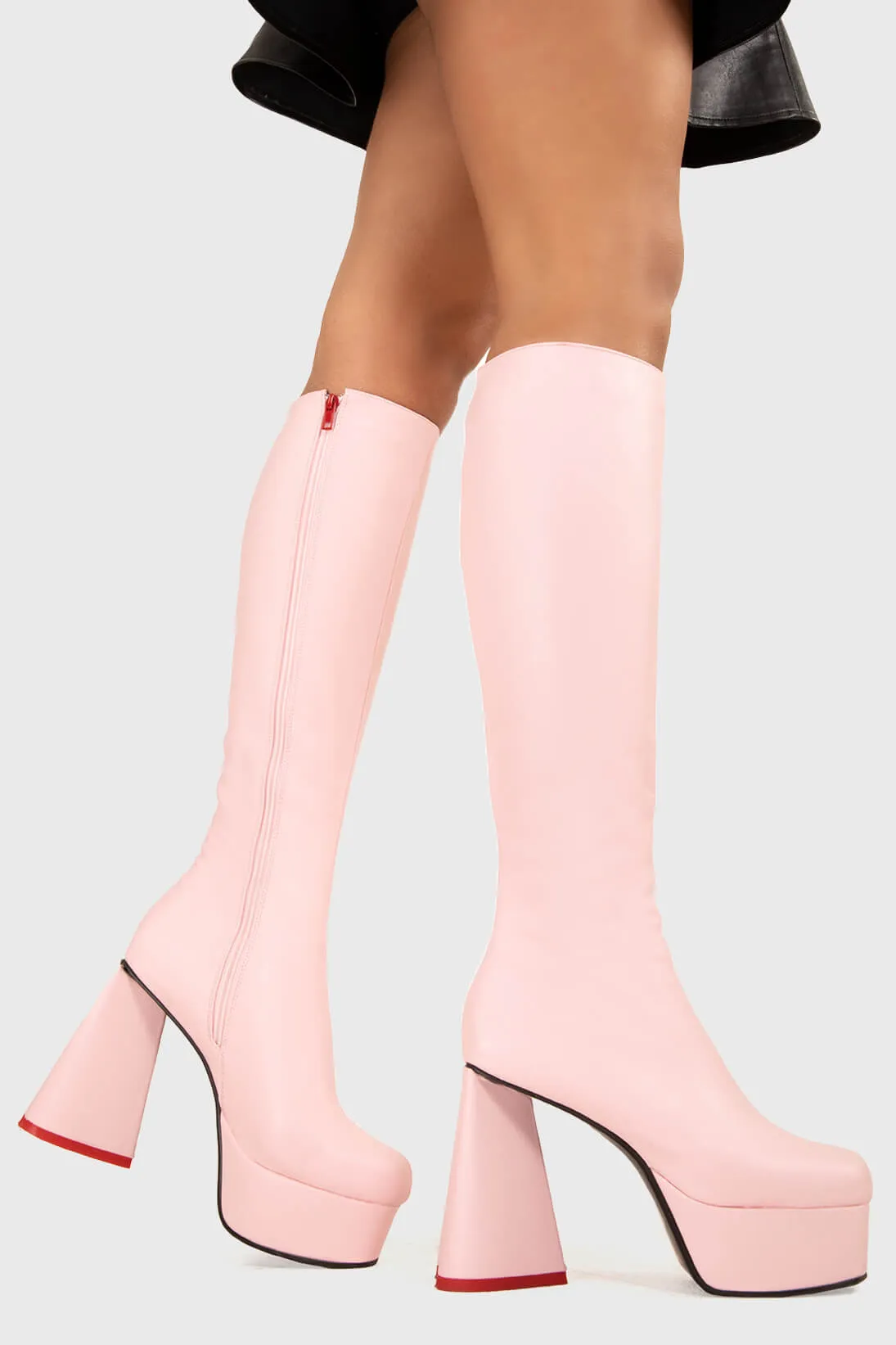 Sweet Talker Platform Knee High Boots