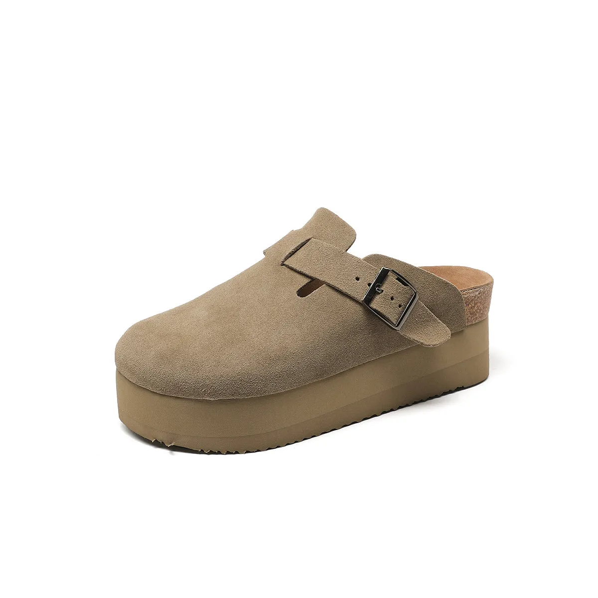 THICK-SOLED CLOSED-TOE SANDALS 5873