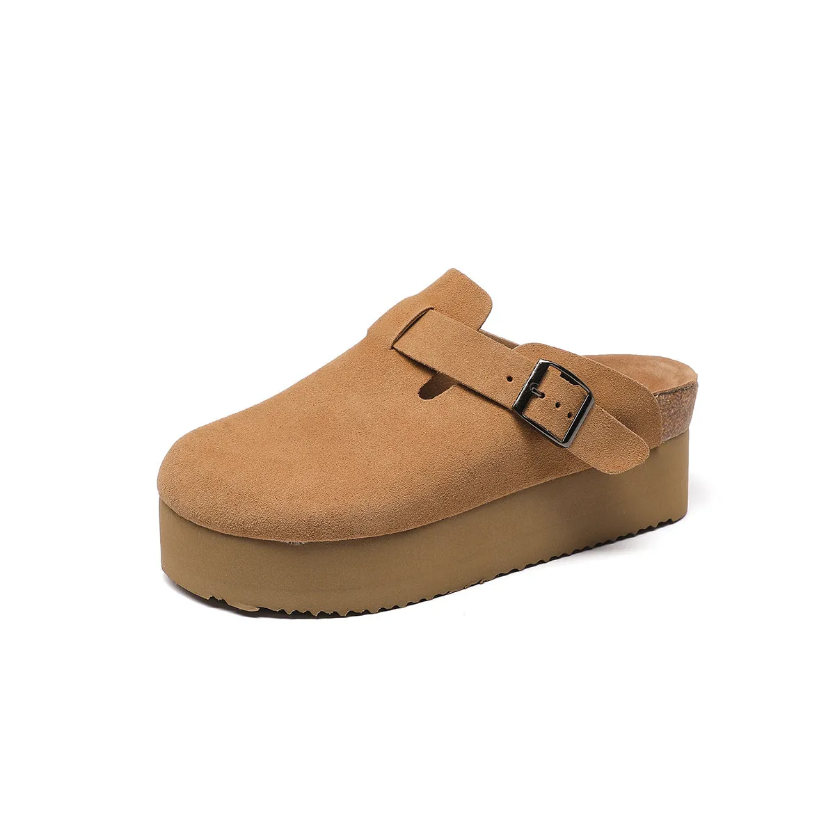 THICK-SOLED CLOSED-TOE SANDALS 5873