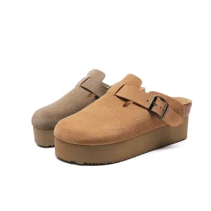 THICK-SOLED CLOSED-TOE SANDALS 5873