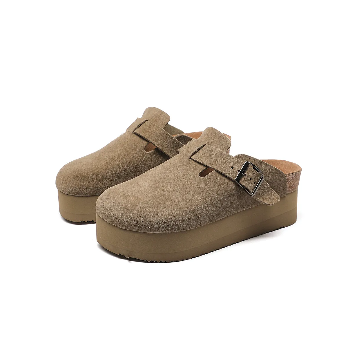 THICK-SOLED CLOSED-TOE SANDALS 5873