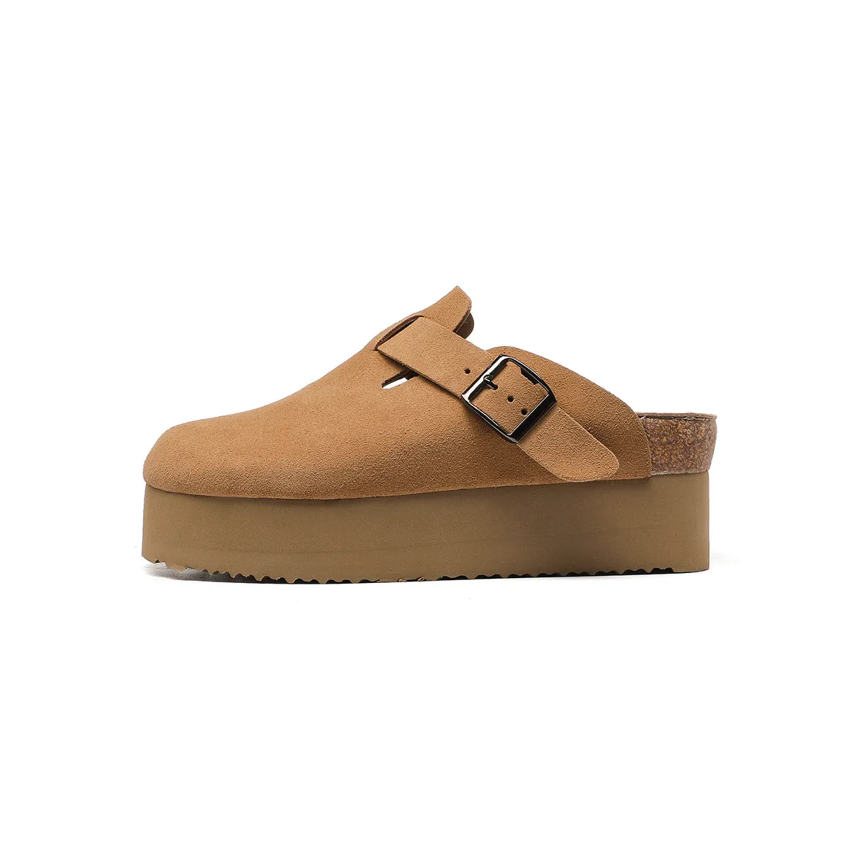 THICK-SOLED CLOSED-TOE SANDALS 5873