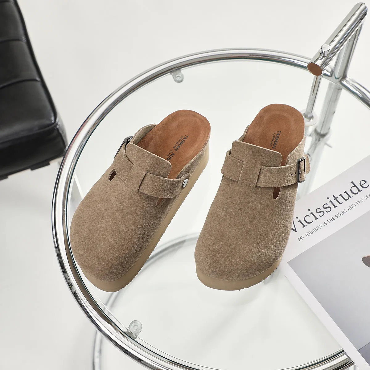 THICK-SOLED CLOSED-TOE SANDALS 5873