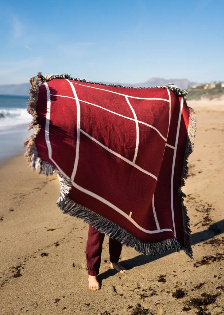Tiebreak - Woven Throw Blanket