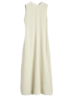 Toteme Woven Stripe Dress Ecru