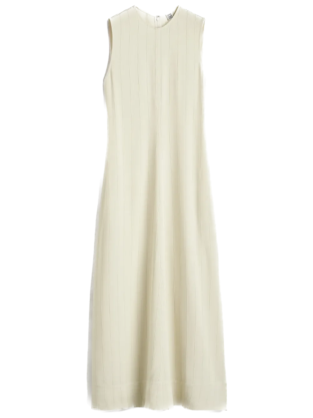 Toteme Woven Stripe Dress Ecru
