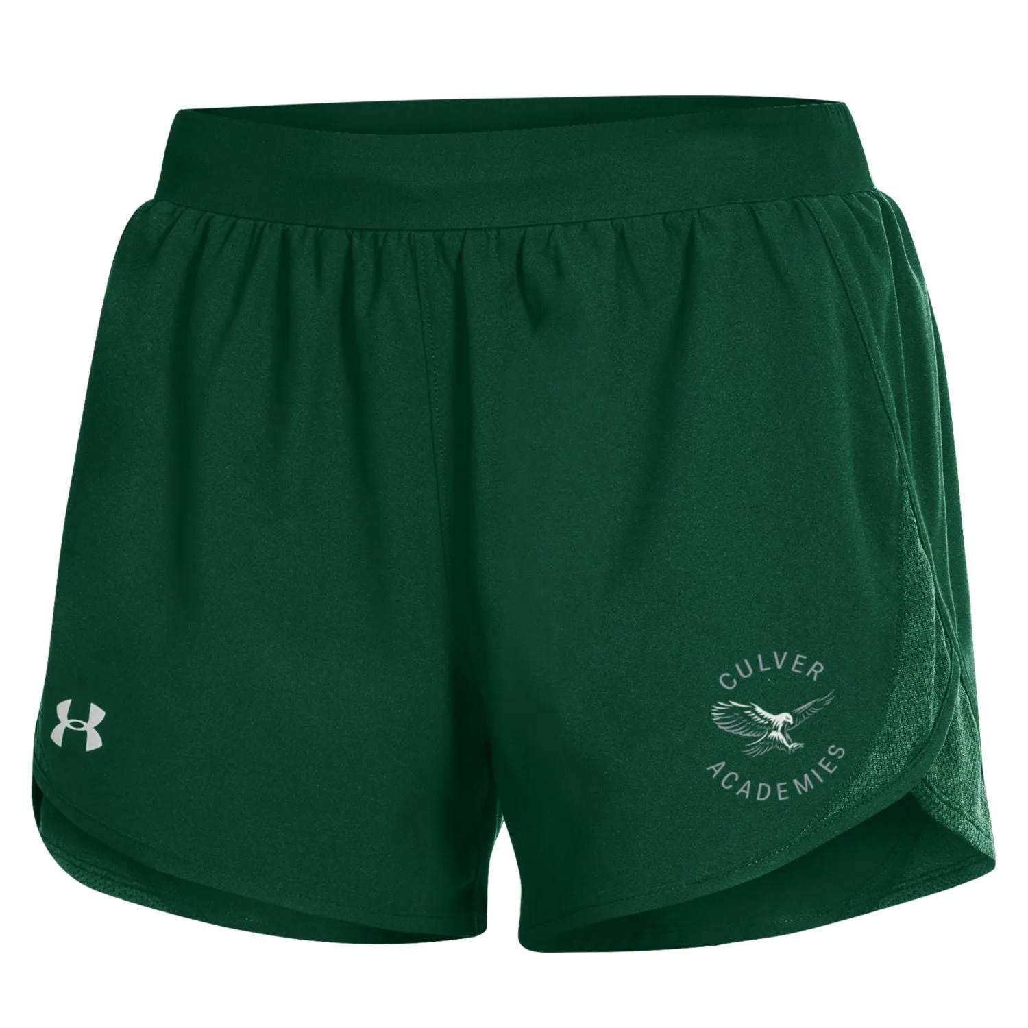 UA "Fly By" Running Short - Hunter Green