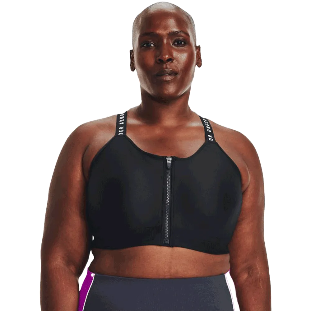 UA Women's Infinity High Zip Sports Bra