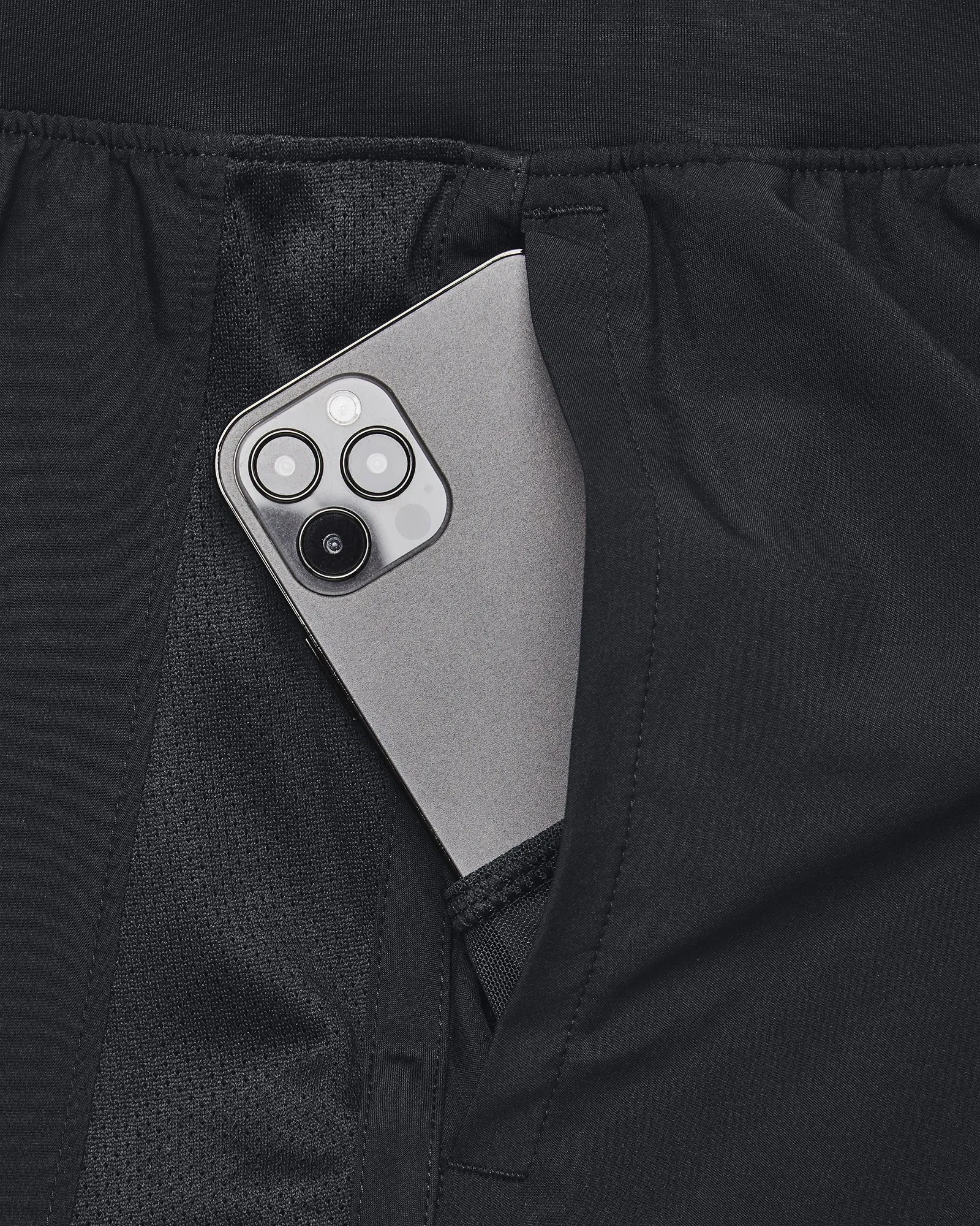 Under Armour Launch 2 In 1 Mens Running Shorts - Black