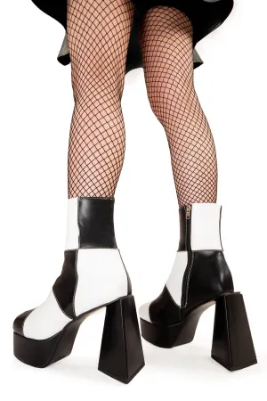 Wait A Minute Platform Ankle Boots