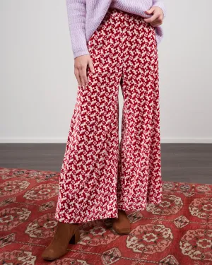 wharf pant - red