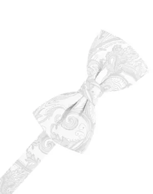 White Tapestry Kids Bow Tie