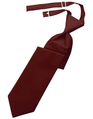 Wine Solid Twill Windsor Tie