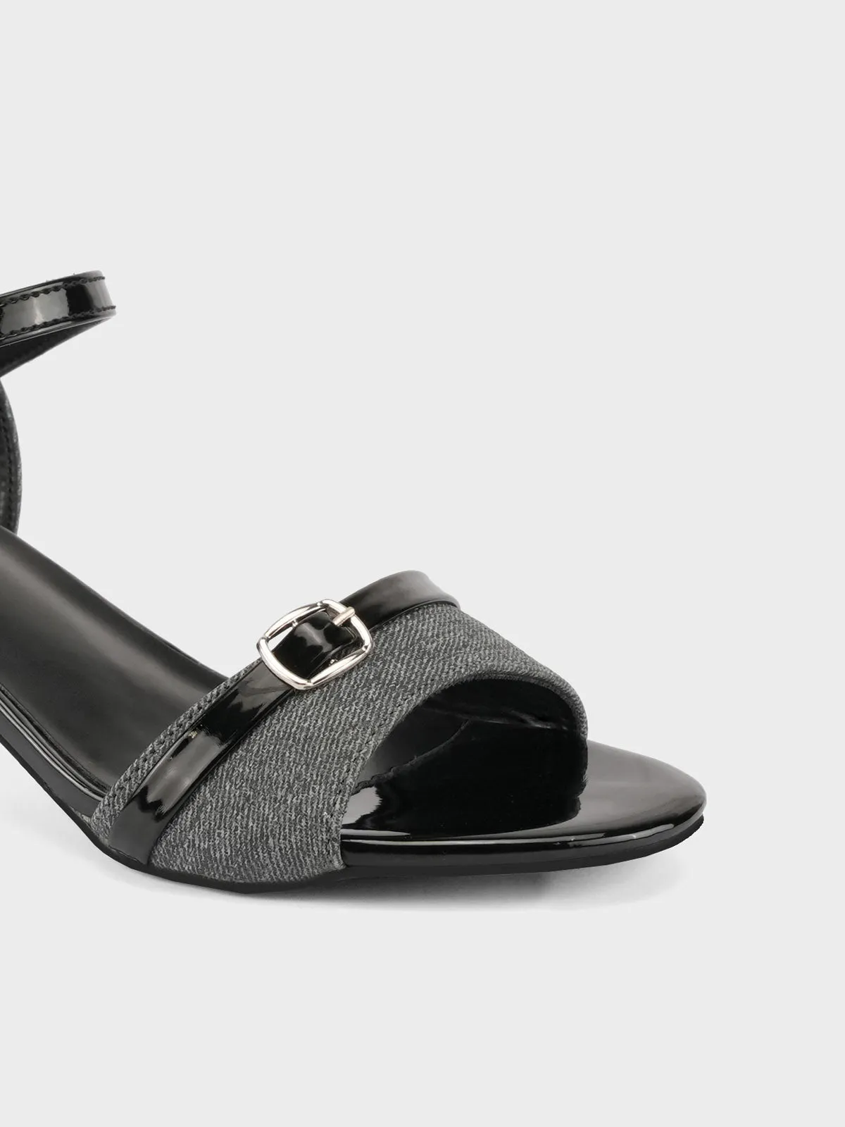 Women "BLAINE" Decorated Heel Sandals