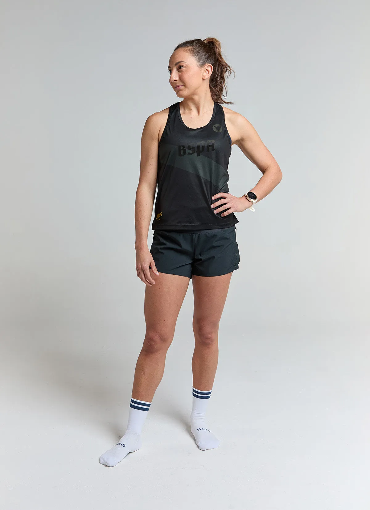 Women's Dry Singlet - Vintage Black