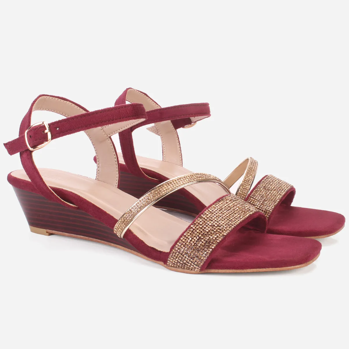 Womens "GUANA" Wedge Heel Sandals