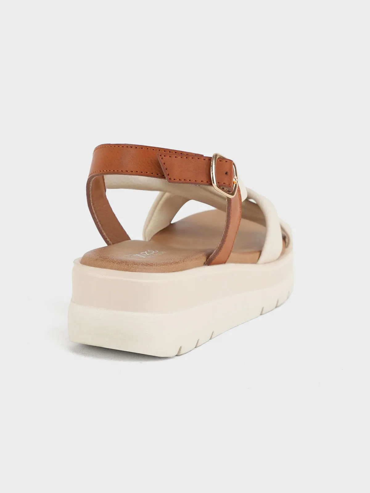 Womens "LUELLA" Casual Cross Over Sandals