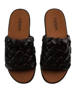 Woven Napa Leather Sandals