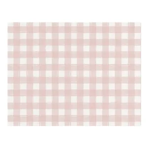 Woven Placemat - Gingham Pink