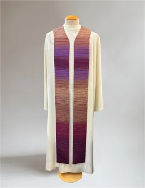 Woven Purple Sample Stole