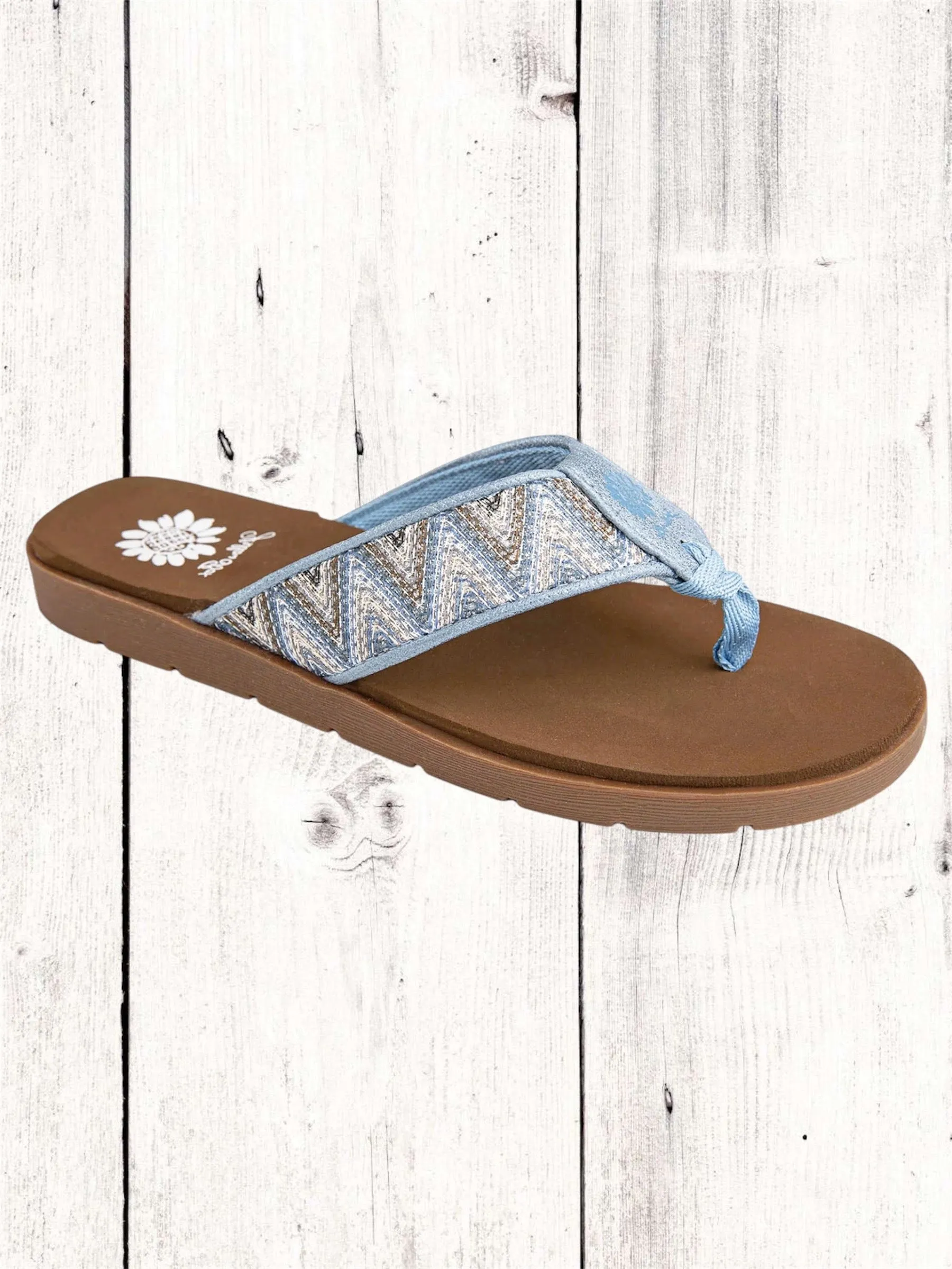 Yellow Box Fidda Flip Flop