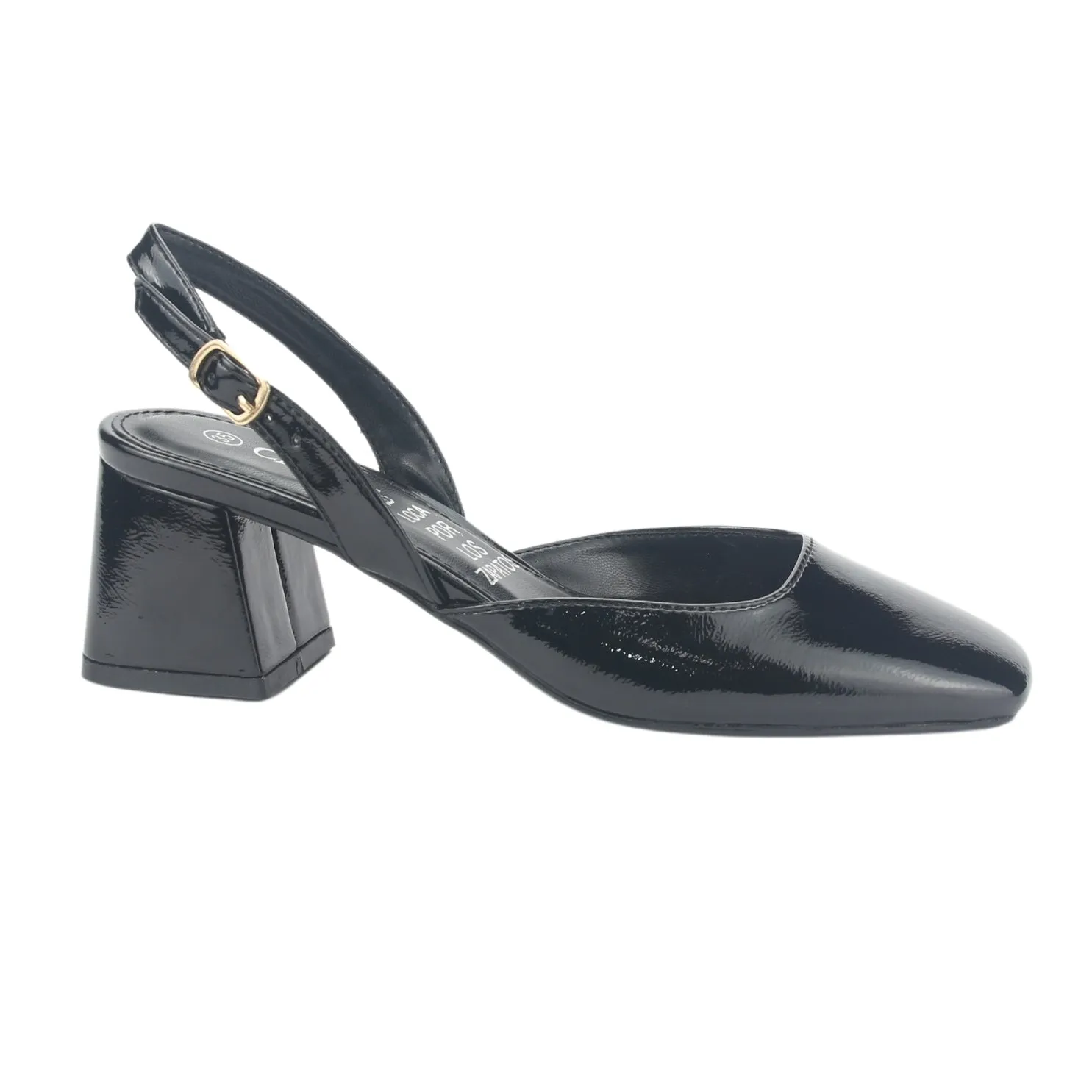 Zapato Chalada Mujer Corso-7 Negro Casual