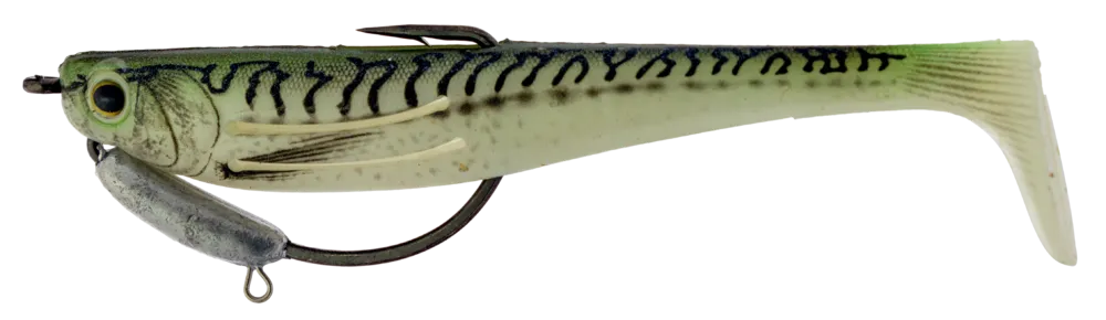 Zerek Flat Shad PRO 5 Inch Weedless Rigged Soft Plastic Lure